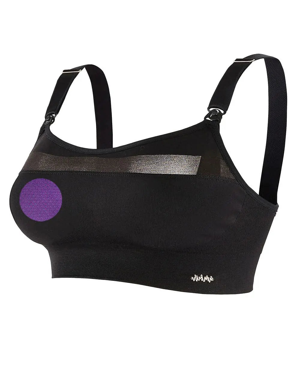 cache-c-ur-brassi-re-de-sport-grossesse-et-allaitement-woma-noir image 4