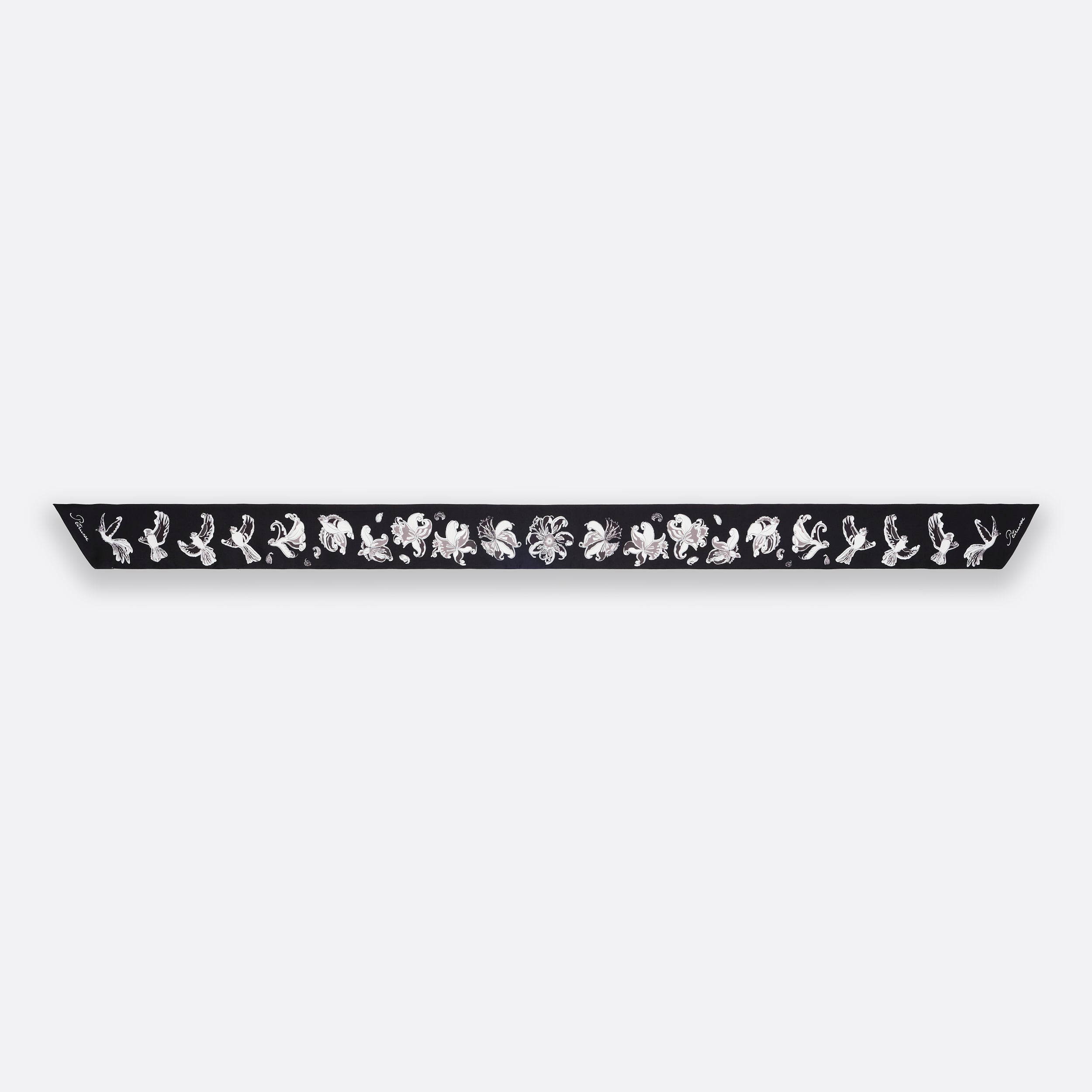 petrusse-diane-noir-long-ruban-twill-de-soie image 4