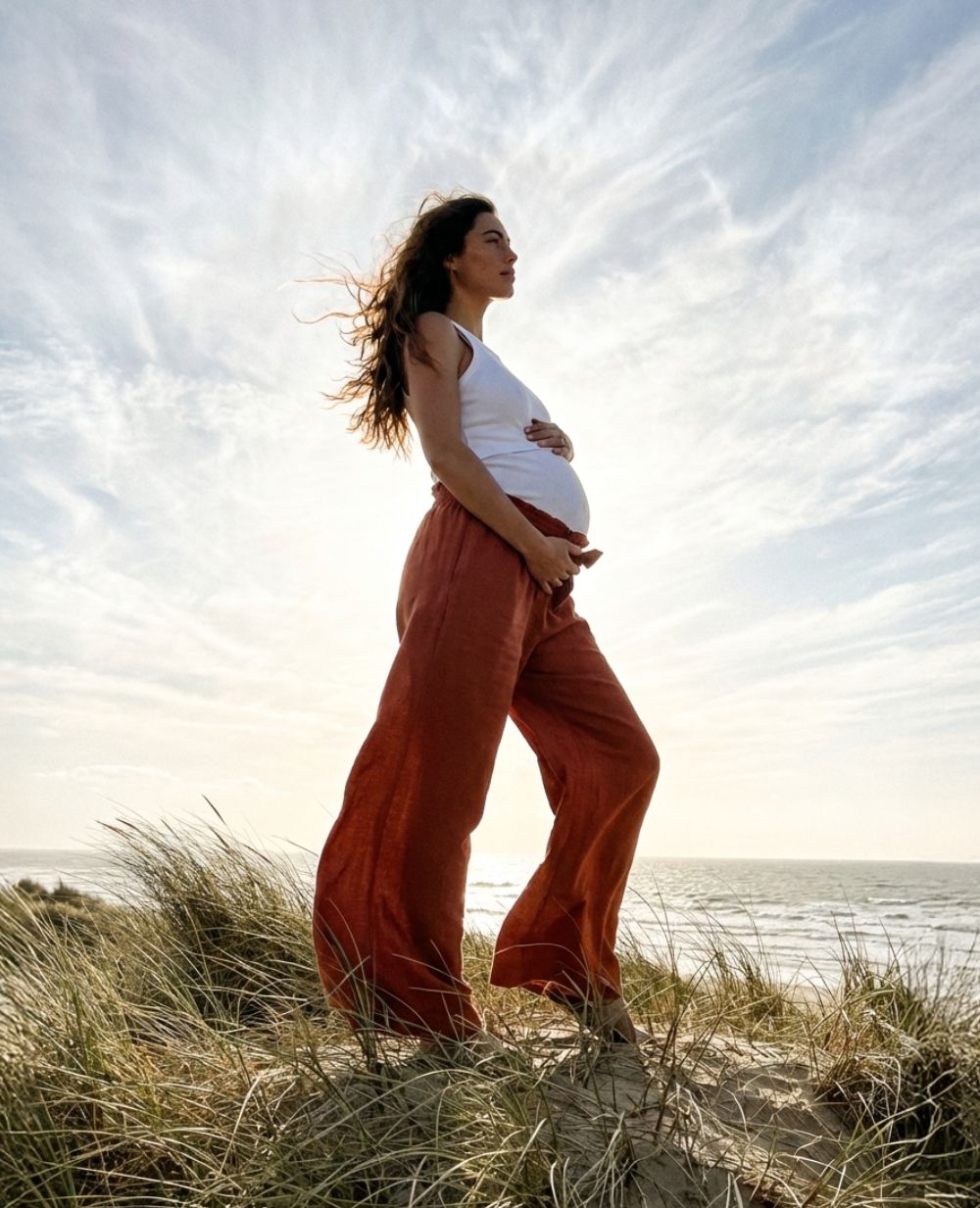 cache-c-ur-sahel-pantalon-de-grossesse-cuivre image 7
