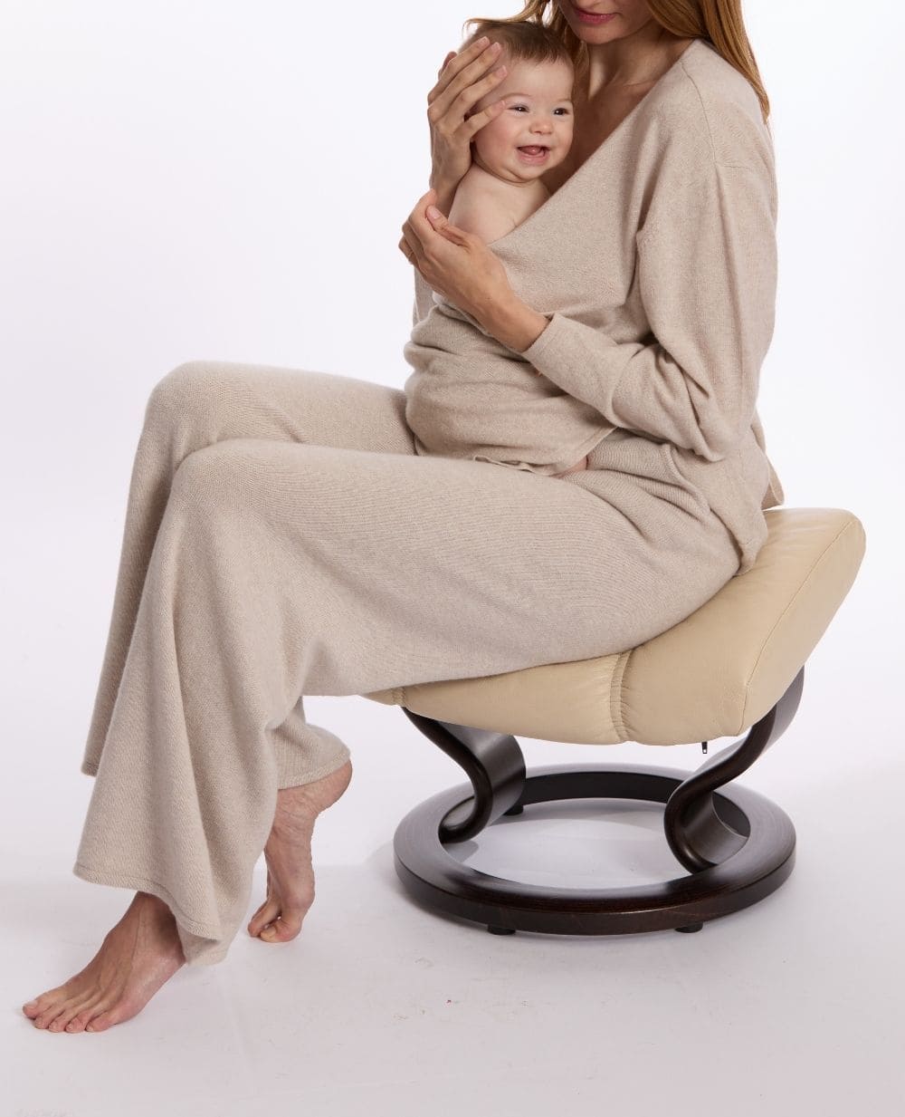 cache-c-ur-hills-pantalon-de-maternit-wide-laine-et-cachemire-beige image 2
