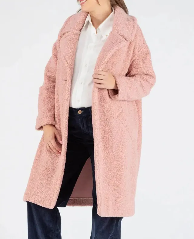 cache-c-ur-l-onie-manteau-long-de-maternit-oversize-rose image 1
