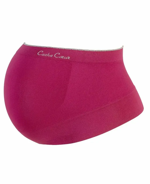 cache-c-ur-ceinture-de-maintien-grossesse-illusion-cassis image 1