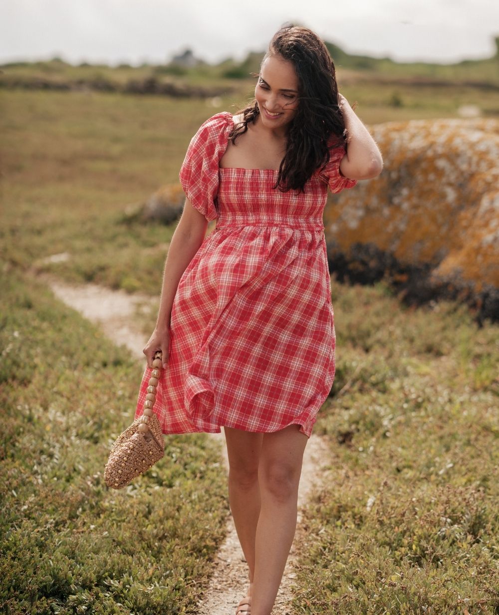 cache-c-ur-melissa-robe-d-allaitement-framboise-smock-e image 6
