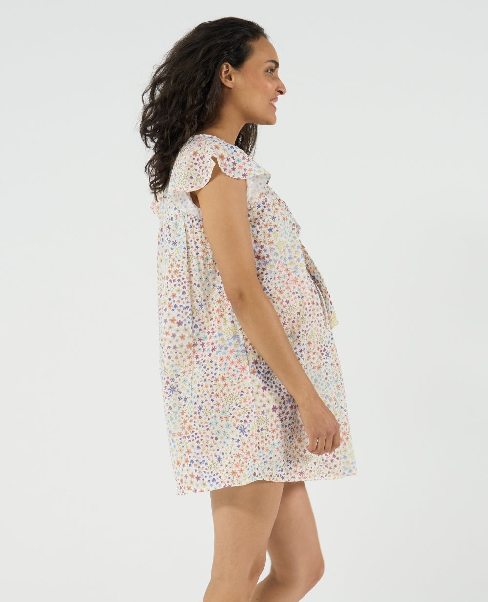 cache-c-ur-chemise-de-nuit-de-grossesse-et-d-allaitement-caroline-multicolore image 4