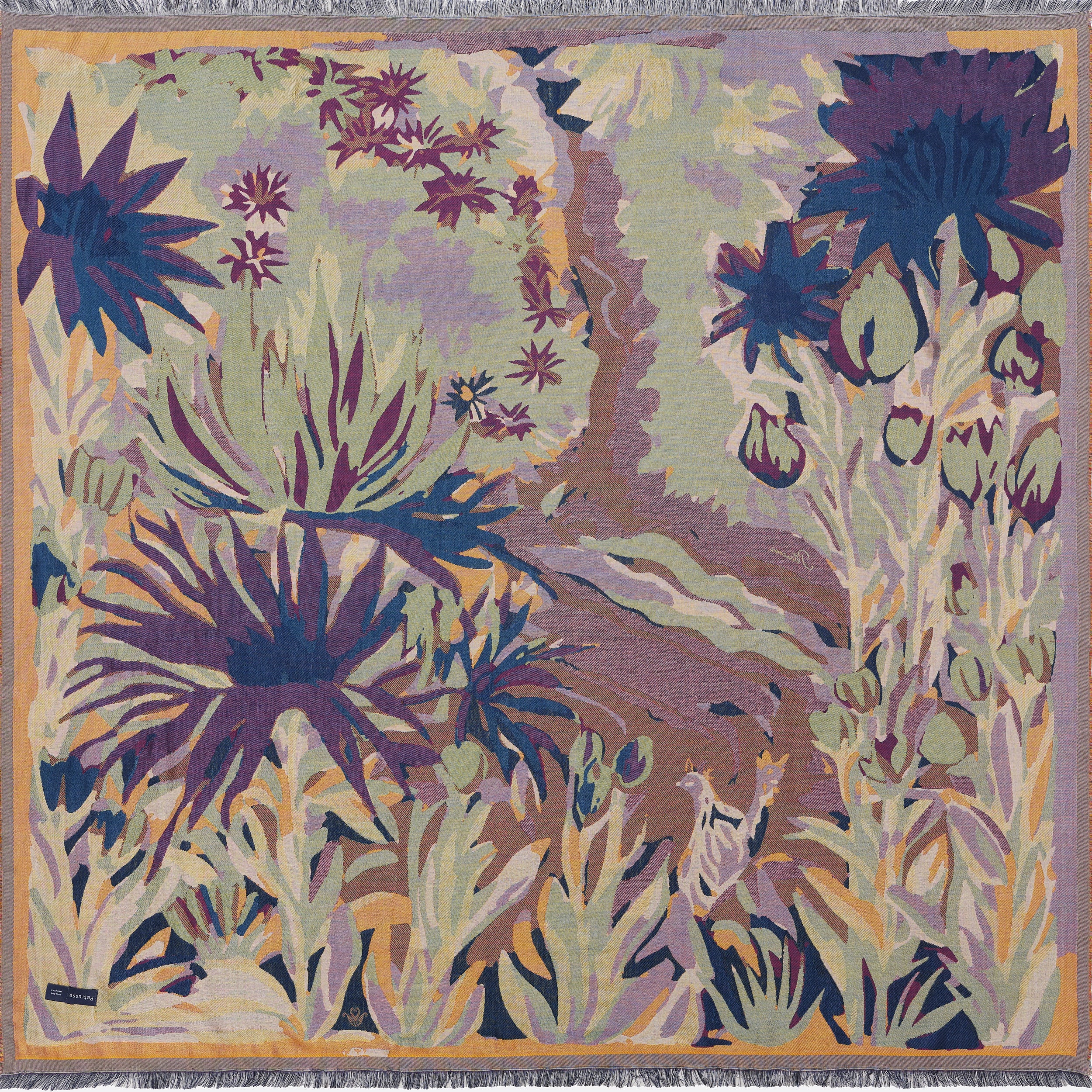 petrusse-carr-soie-100-yse-nuit-foulard-soie-jacquard image 2