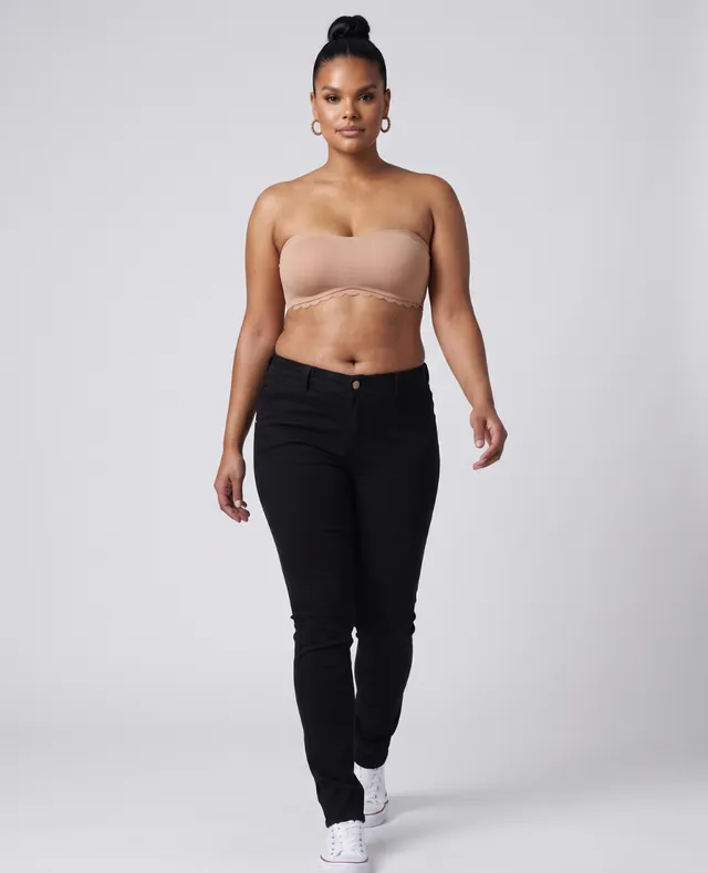 cache-c-ur-jean-de-grossesse-et-post-partum-slim-sharon-noir image 1