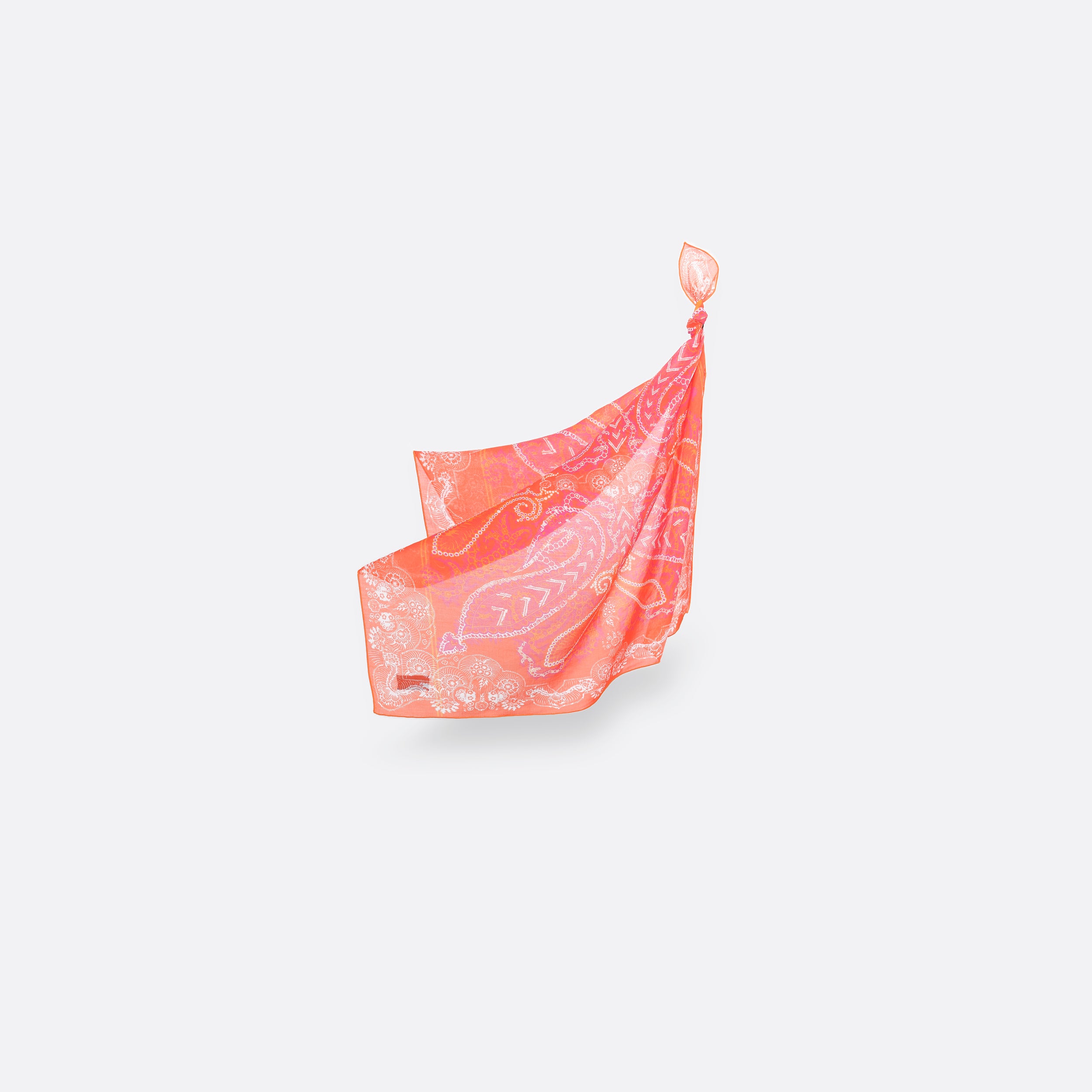 petrusse-carr-coton-50-ida-orange-bandana-50x50-cm image 2