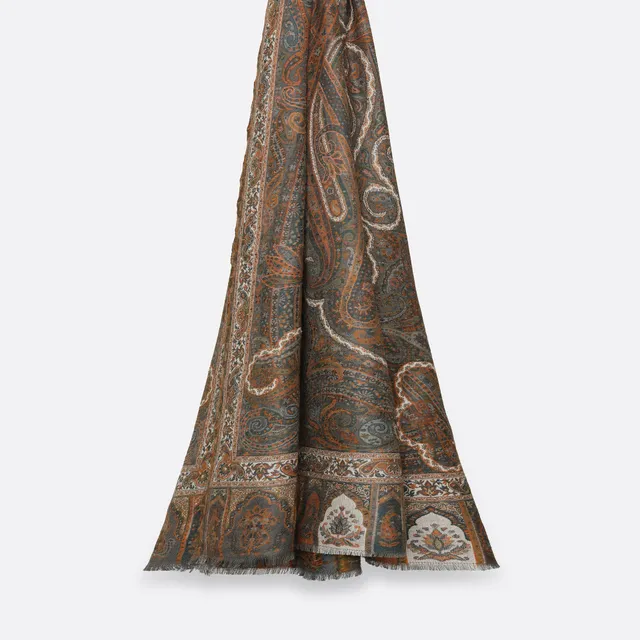 petrusse-merveille-khaki-tole-100-laine-jacquard image 1