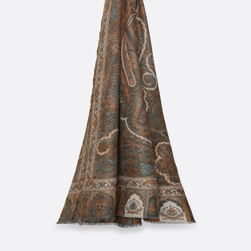 petrusse-merveille-khaki-tole-100-laine-jacquard image 1