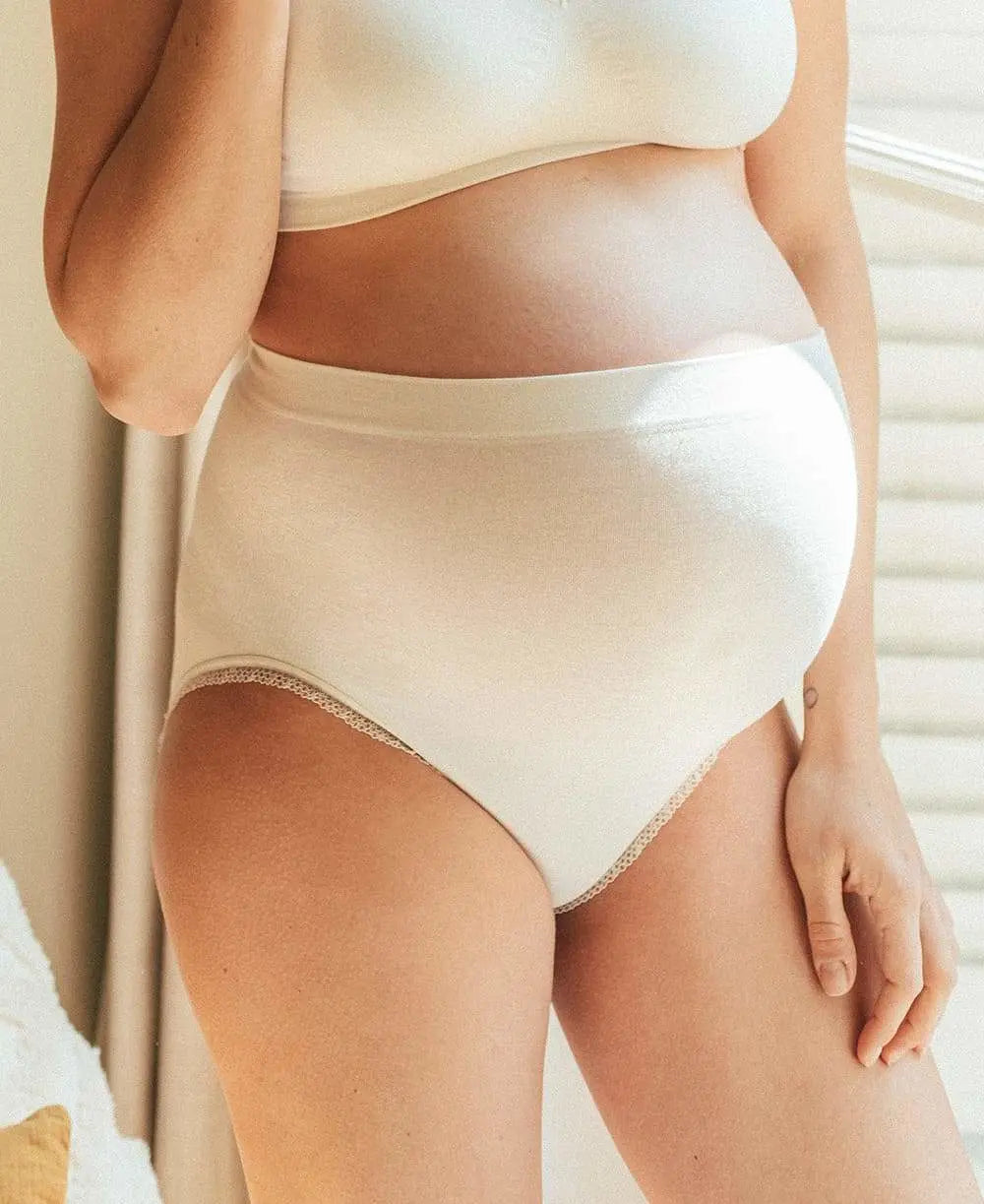 cache-c-ur-organic-maxi-culotte-de-grossesse-sans-couture-naturel image 1