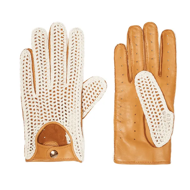 causse-rider-gants-de-conduite-en-cuir-et-crochet-pour-homme image 1