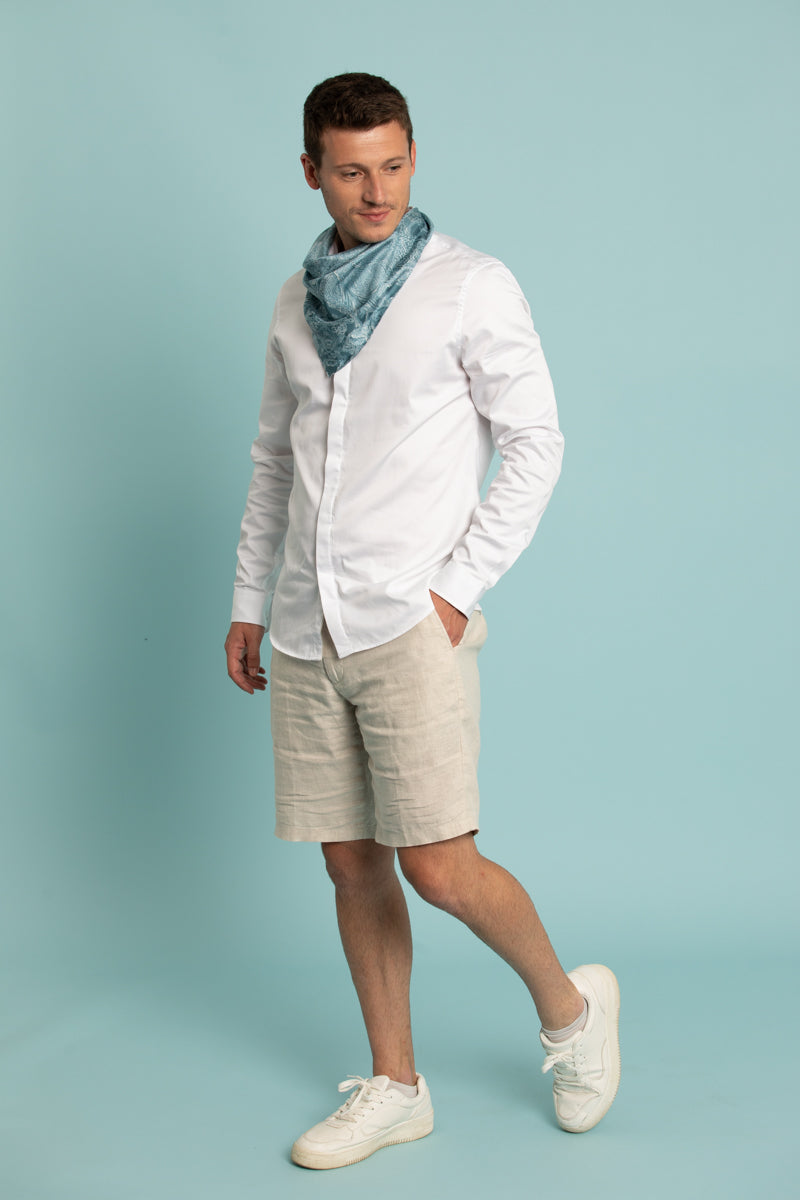 petrusse-euphoria-mini-bleu-denim-carr-de-soie-65cm image 4