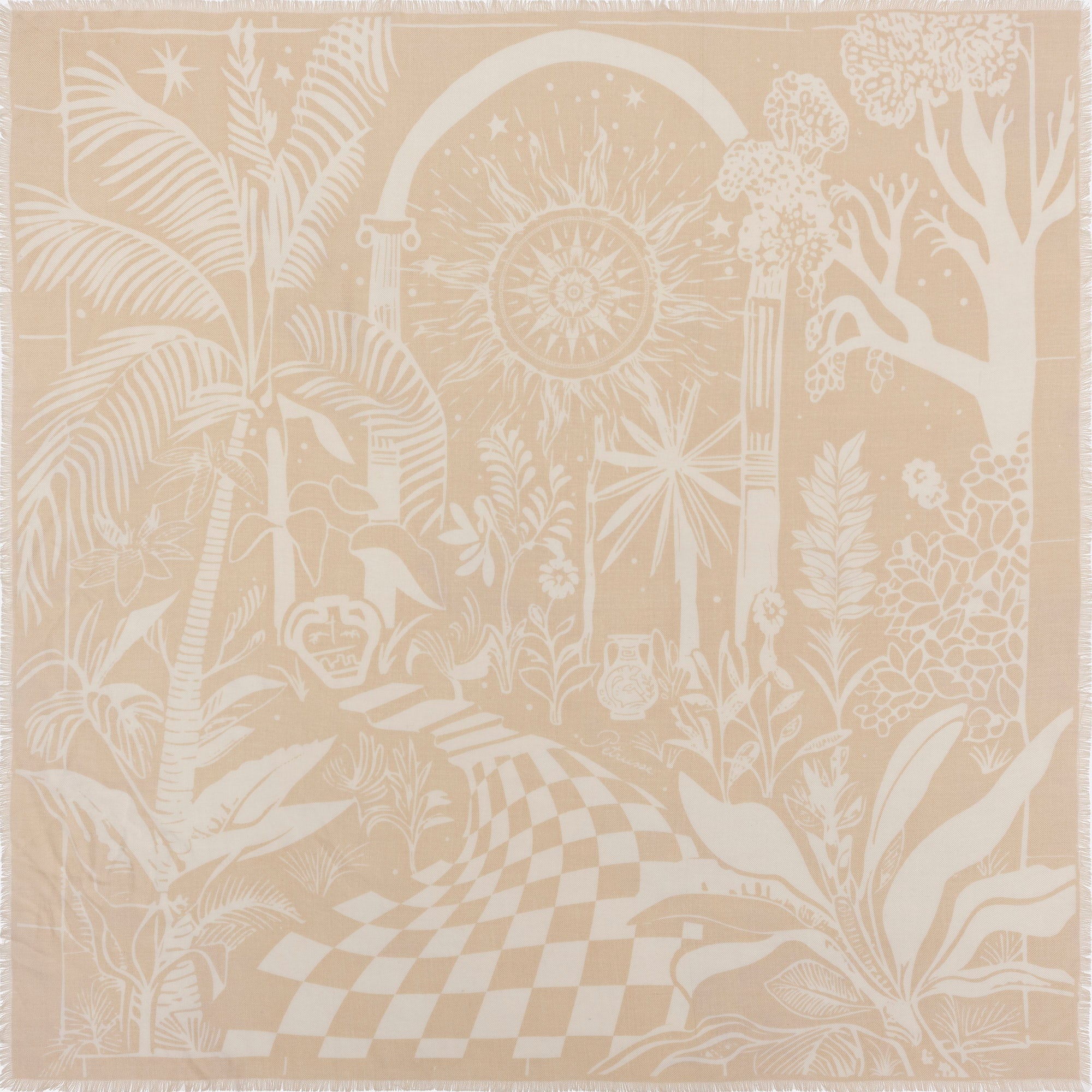 petrusse-carr-laine-120-villa-beige-carr-pure-laine-franges image 3