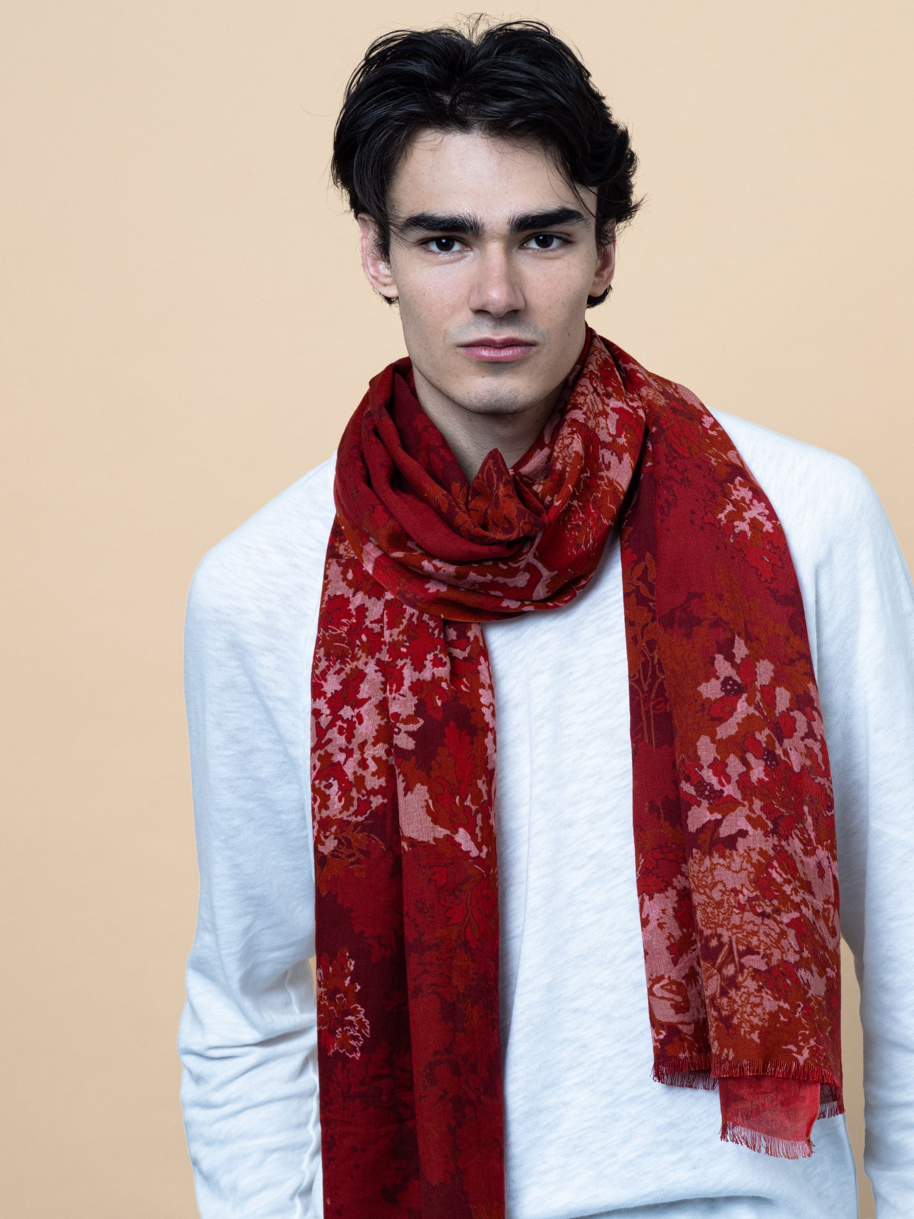 petrusse-brahma-rouge-tole-coton-franges image 5