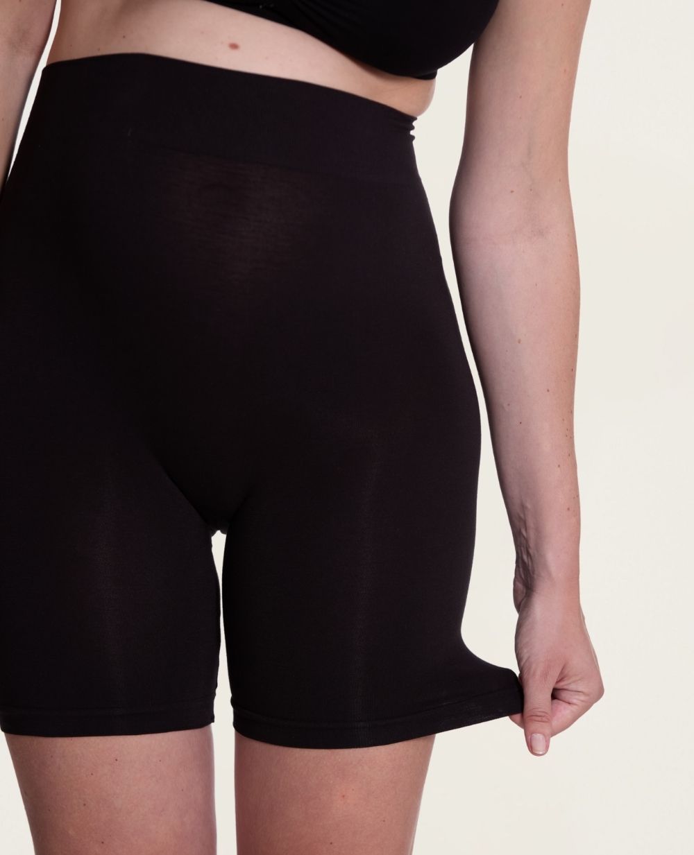 cache-c-ur-essentiel-cycliste-de-grossesse-sans-couture-noir image 5