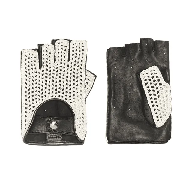 causse-rider-mitaines-de-conduite-en-cuir-et-crochet-pour-homme image 1