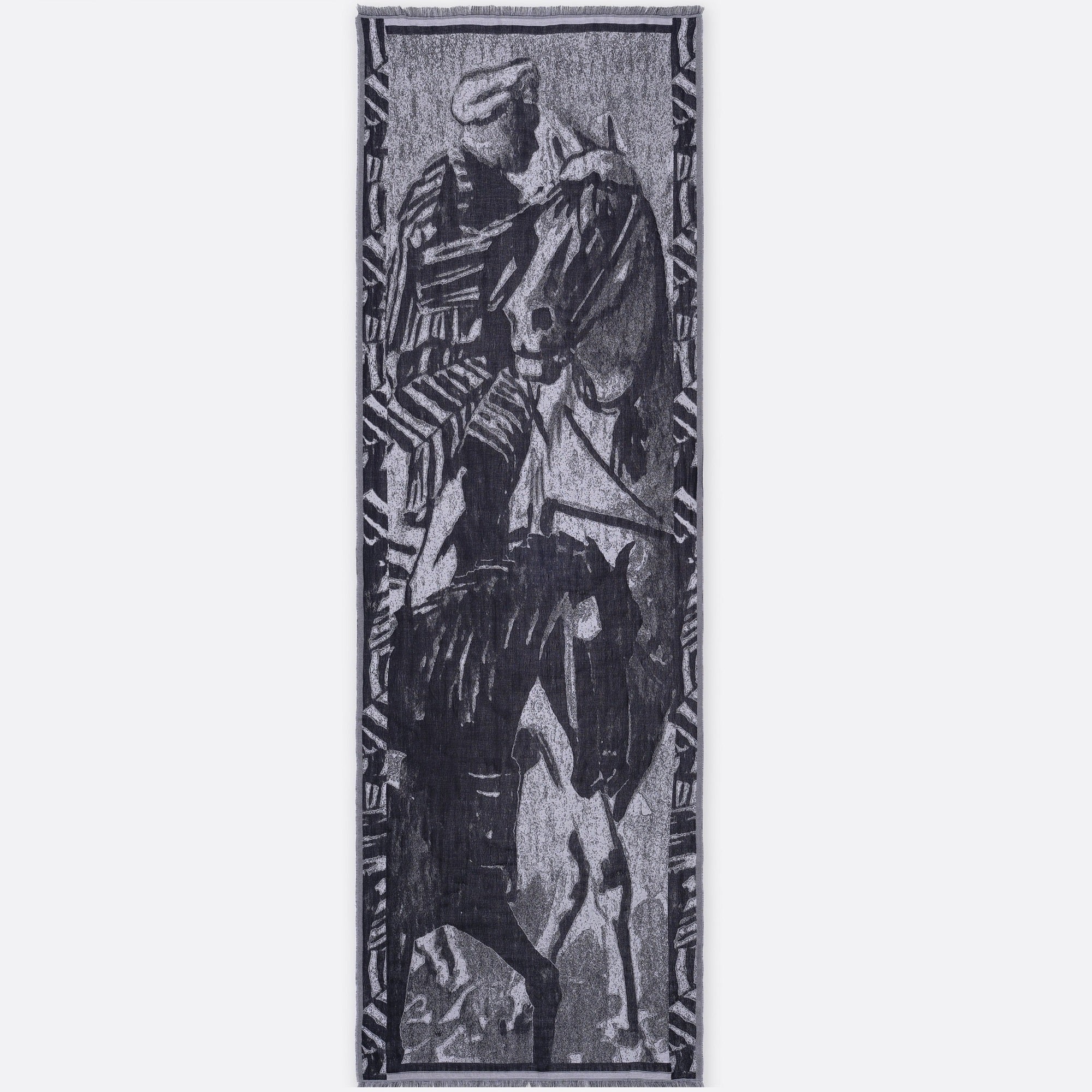 petrusse-leandre-gris-tole-jacquard-100-soie image 2