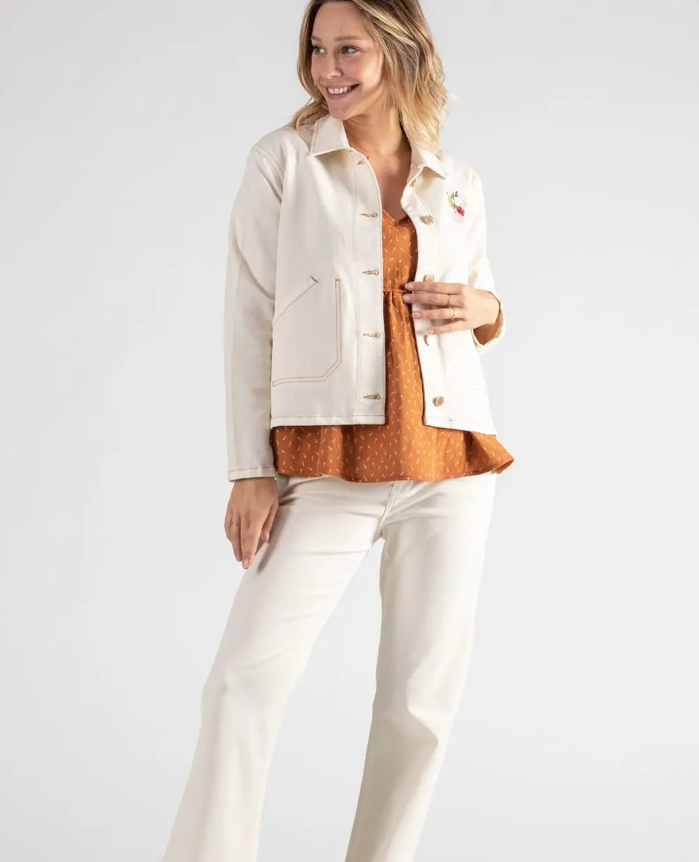 cache-c-ur-veste-jean-maternit-romy-beige image 2