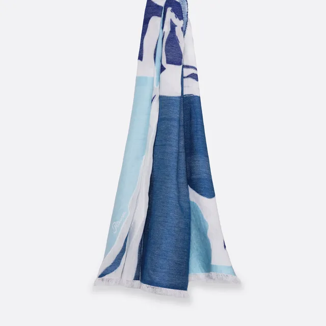 petrusse-calysto-bleu-grande-tole-coton-bio-75x200-cm image 1