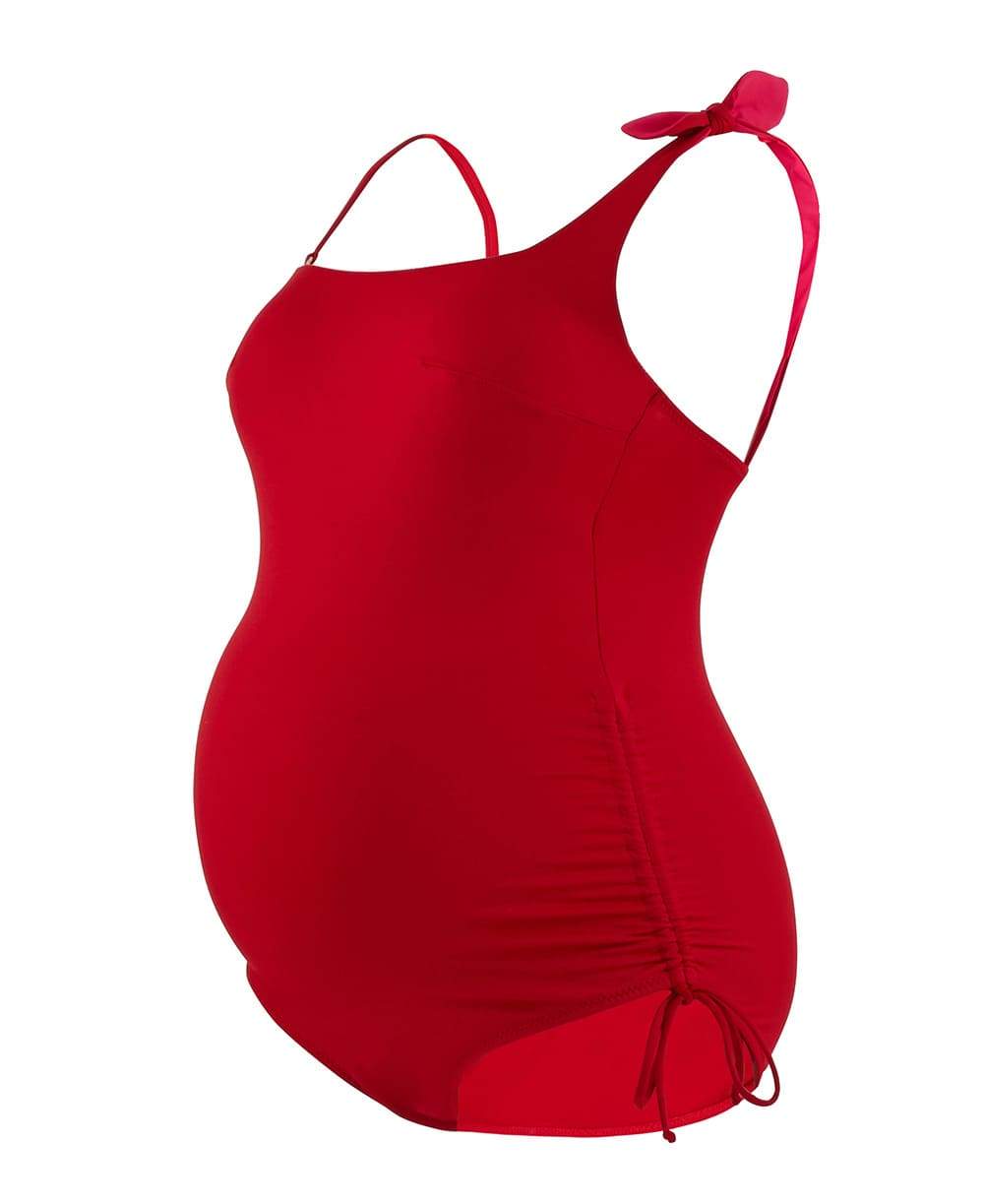 cache-c-ur-dolce-maillot-de-bain-de-grossesse-une-pi-ce-rouge-et-fuchsia image 2