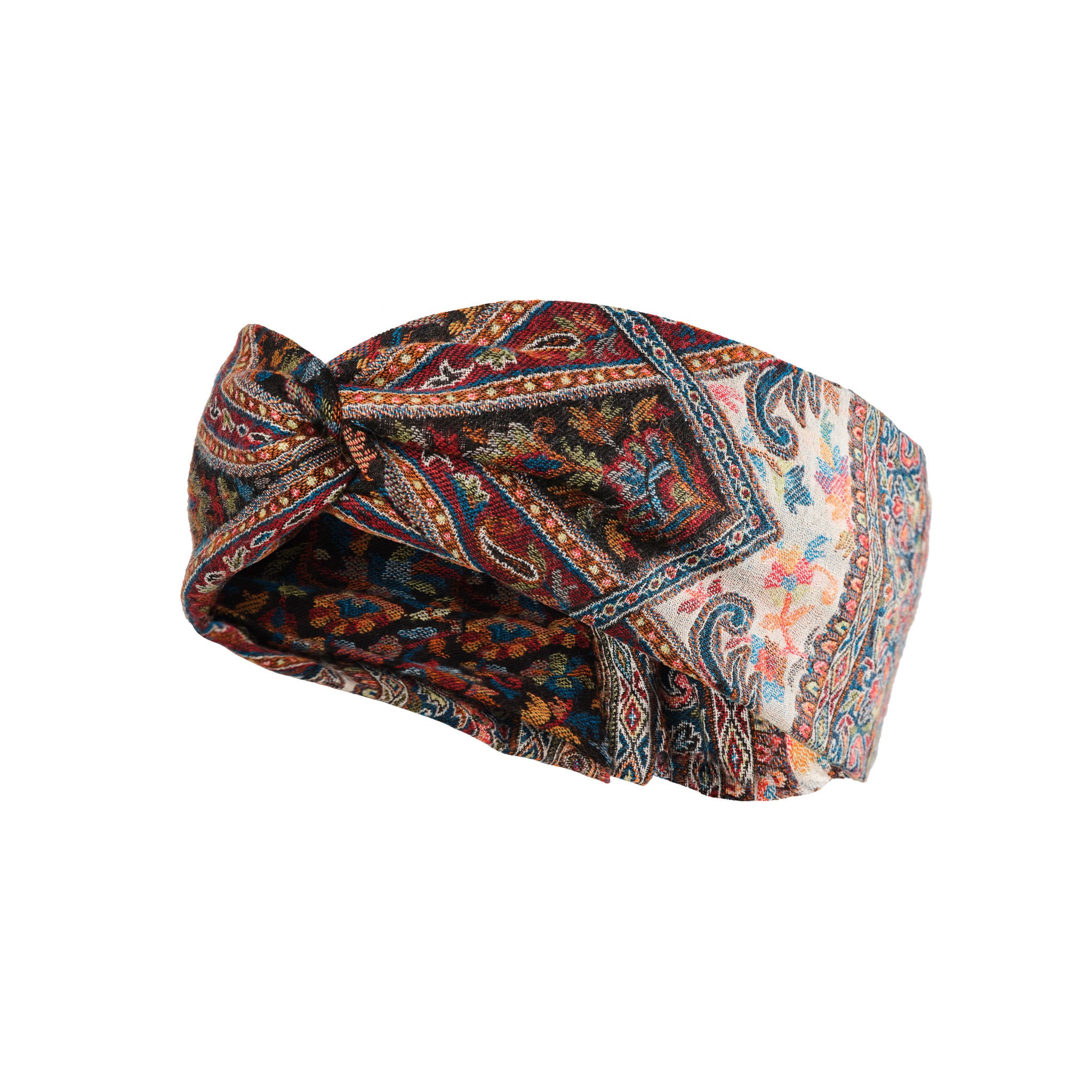 petrusse-turban-morgane-noir-accessoire-cheveux-laine image 2