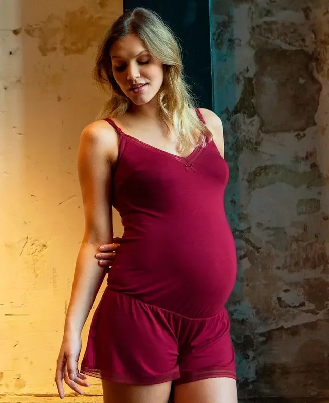 cache-c-ur-combishort-de-grossesse-milk-bordeaux image 1