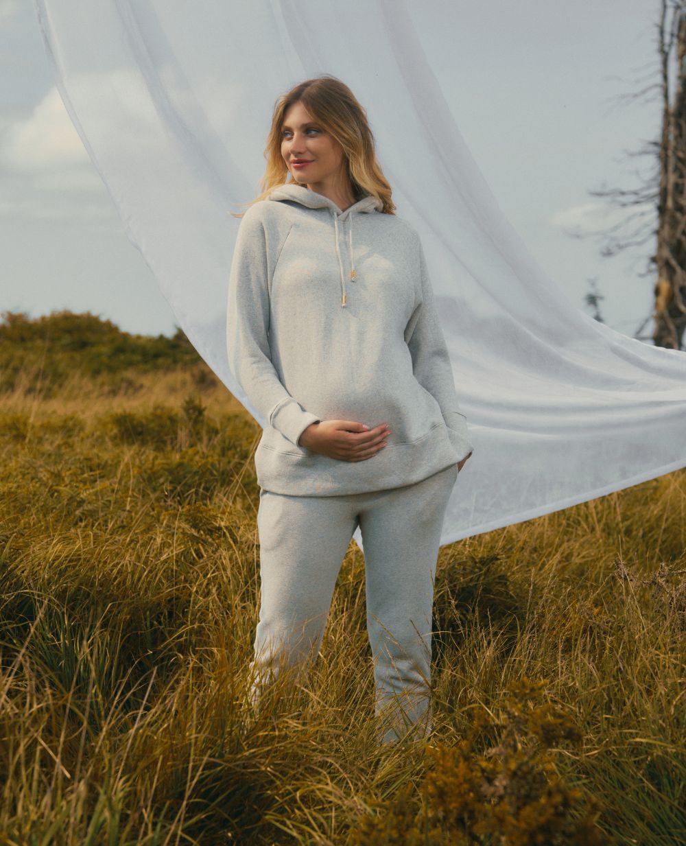 cache-c-ur-billie-gris-jogging-maternit-coton-bio image 1