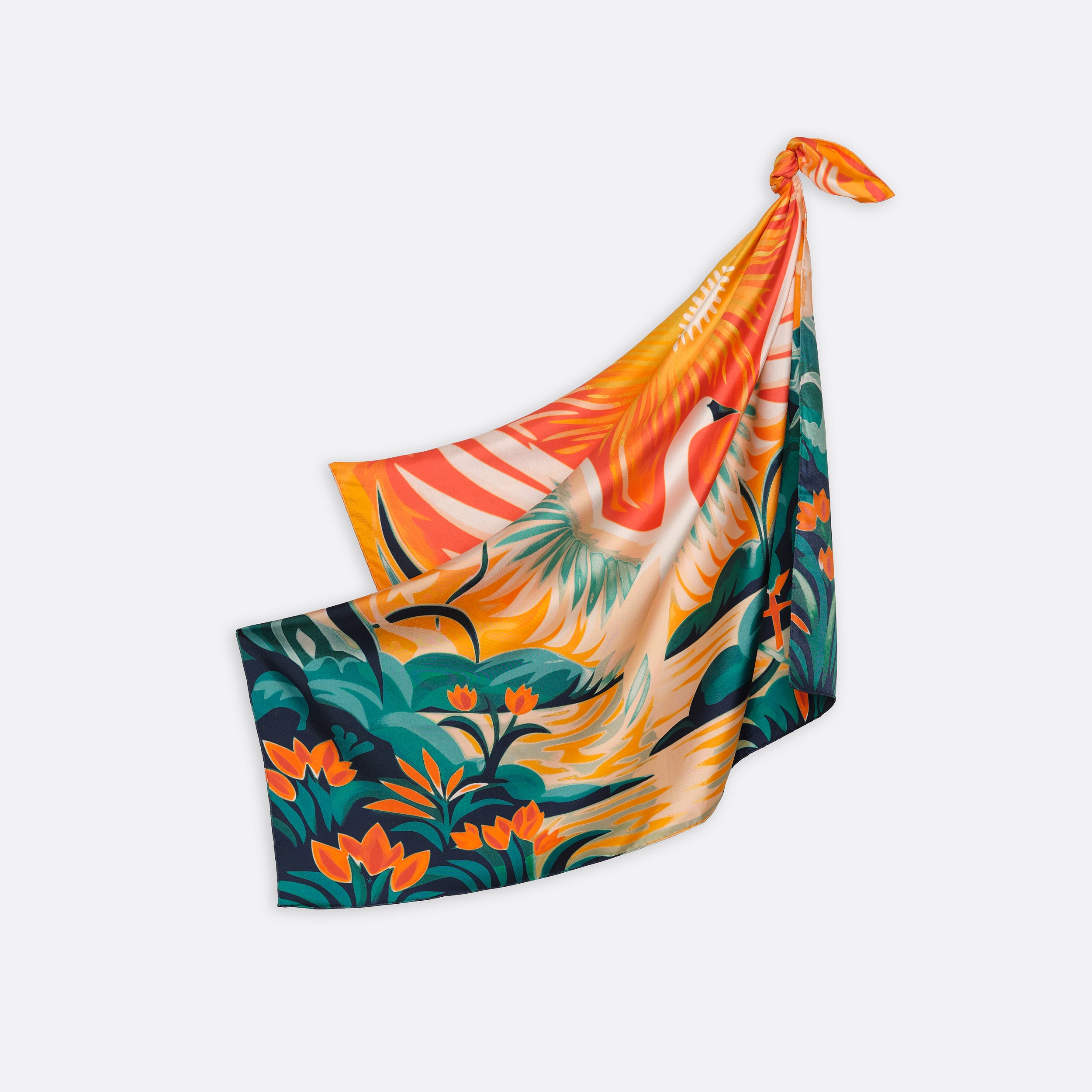 petrusse-isadora-soie-orange-carr-soie-90 image 2