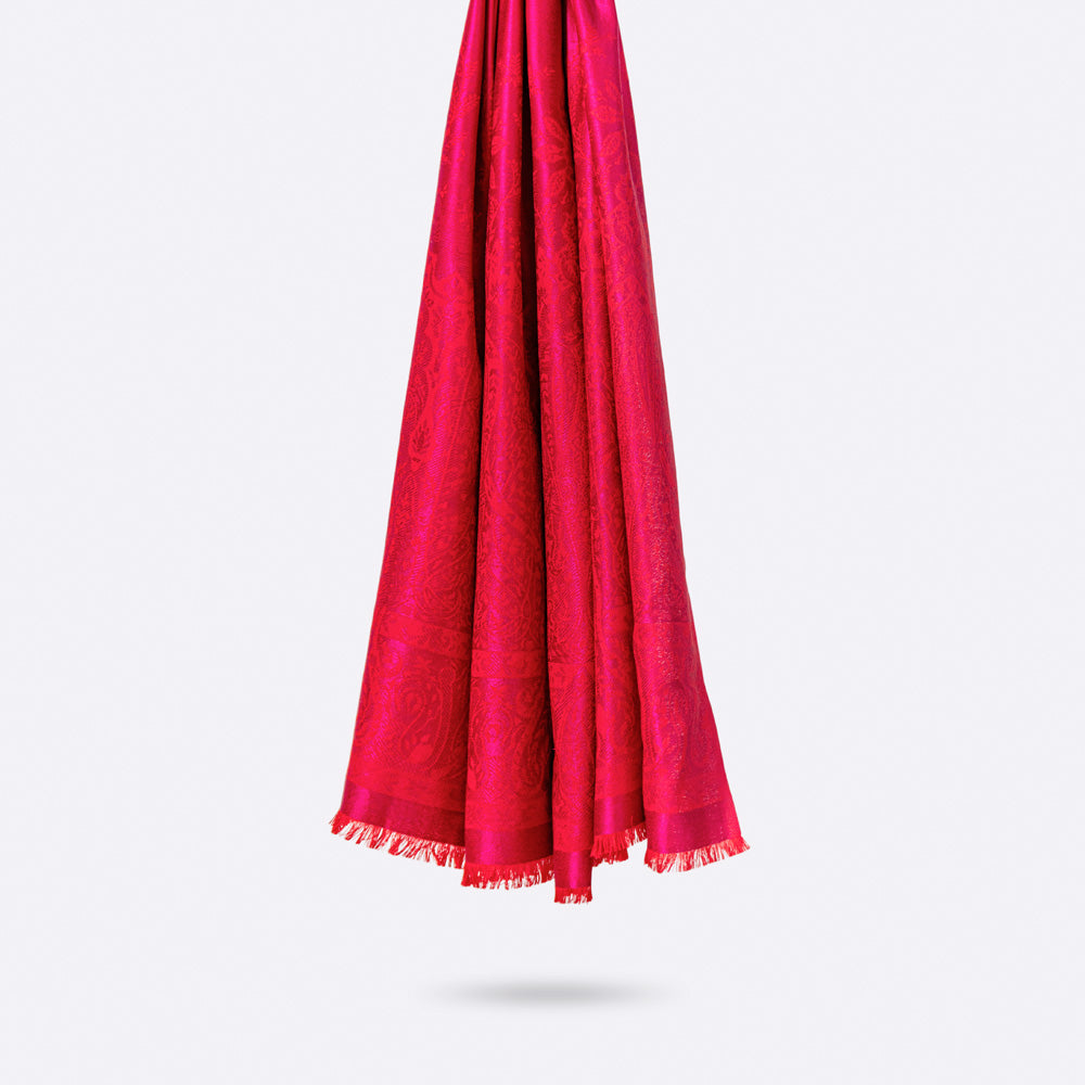 petrusse-palma-bougainvillier-tole-jacquard-soie-et-laine image 2