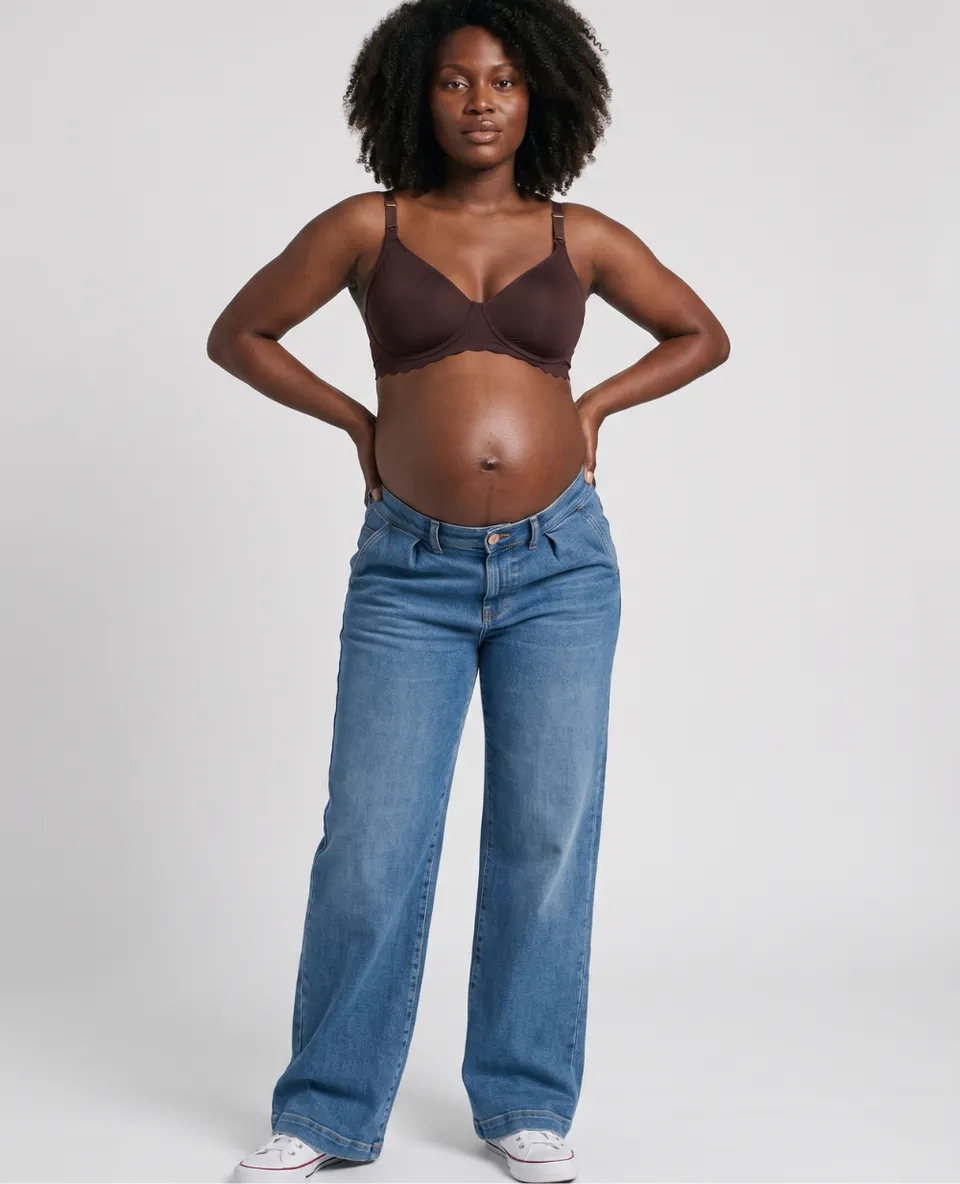 cache-c-ur-kelly-mid-blue-jean-de-grossesse-wide-leg image 1