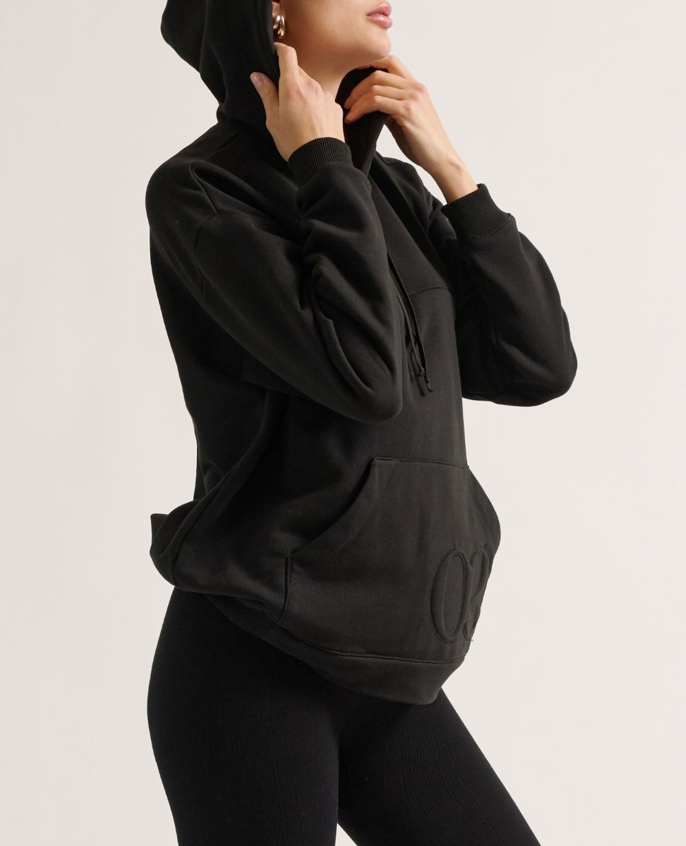 cache-c-ur-hoodie-de-grossesse-et-allaitement-boston-noir image 2