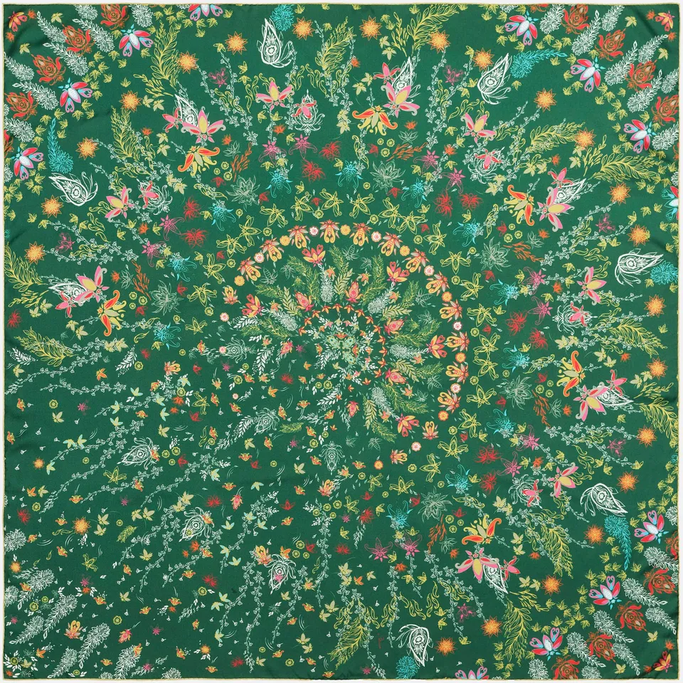 petrusse-foulard-soie-105-oria-green image 1