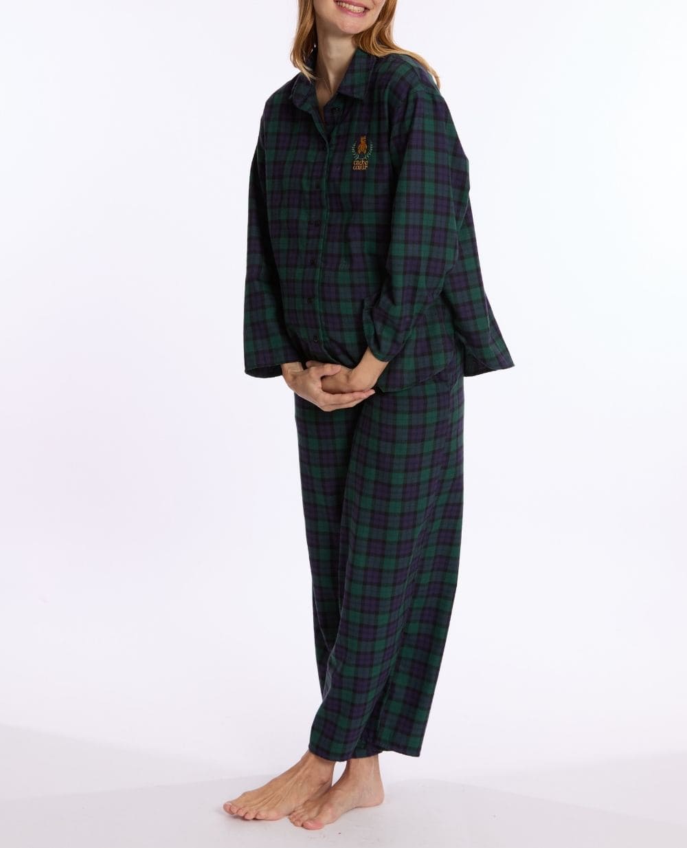 cache-c-ur-pyjama-grossesse-allaitement-teddy-vert image 3
