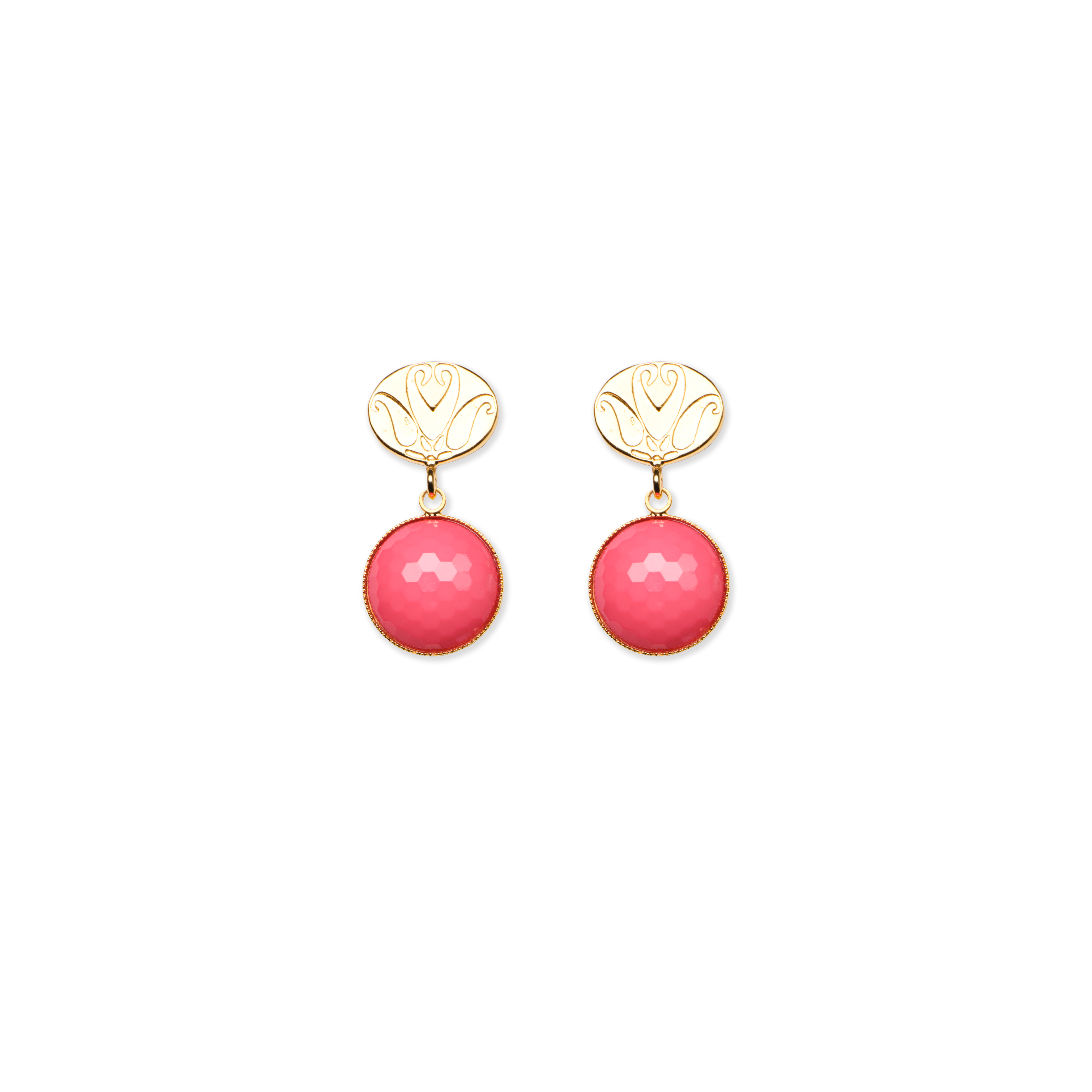 petrusse-emma-sorbet-boucles-d-oreilles-dor-es-or-fin image 1