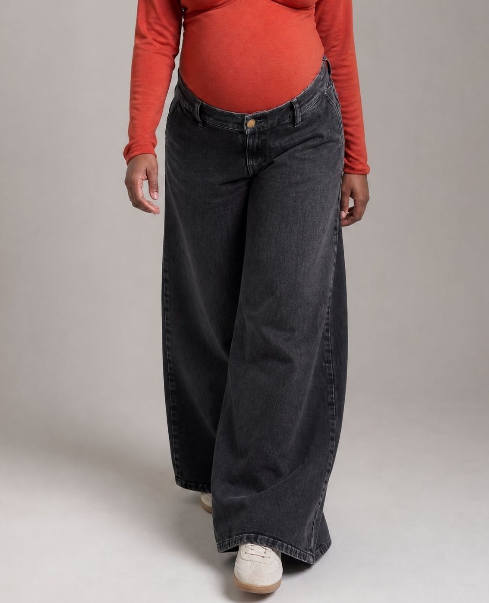 cache-c-ur-rodeo-jean-de-maternit-super-wide-leg-gris image 5