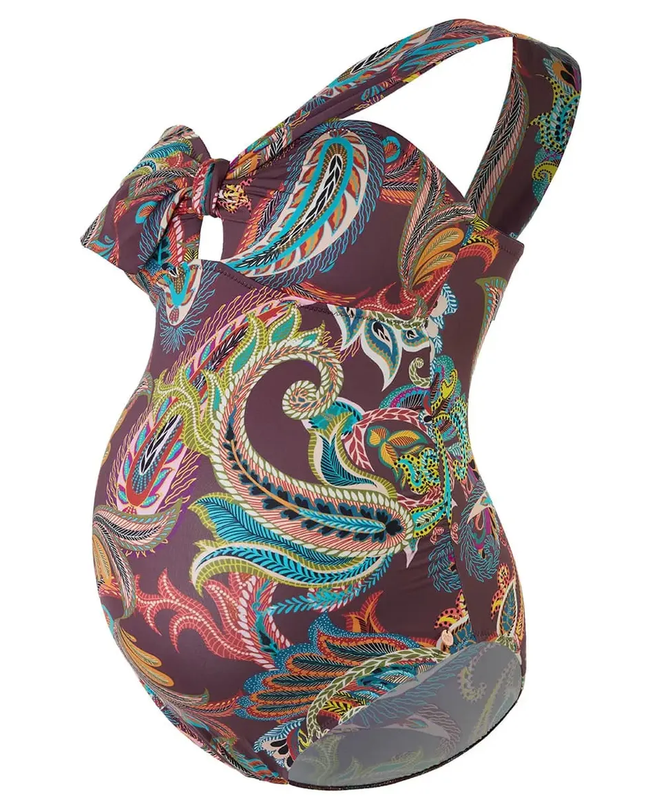 cache-c-ur-bandana-maillot-de-bain-de-grossesse-1-pi-ce-multico image 1