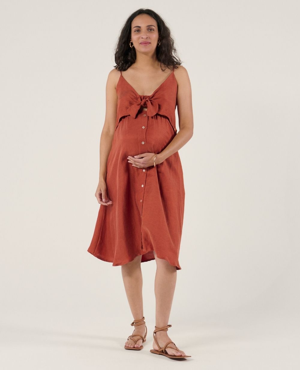 cache-c-ur-nolwenn-robe-d-allaitement-cuivre image 3