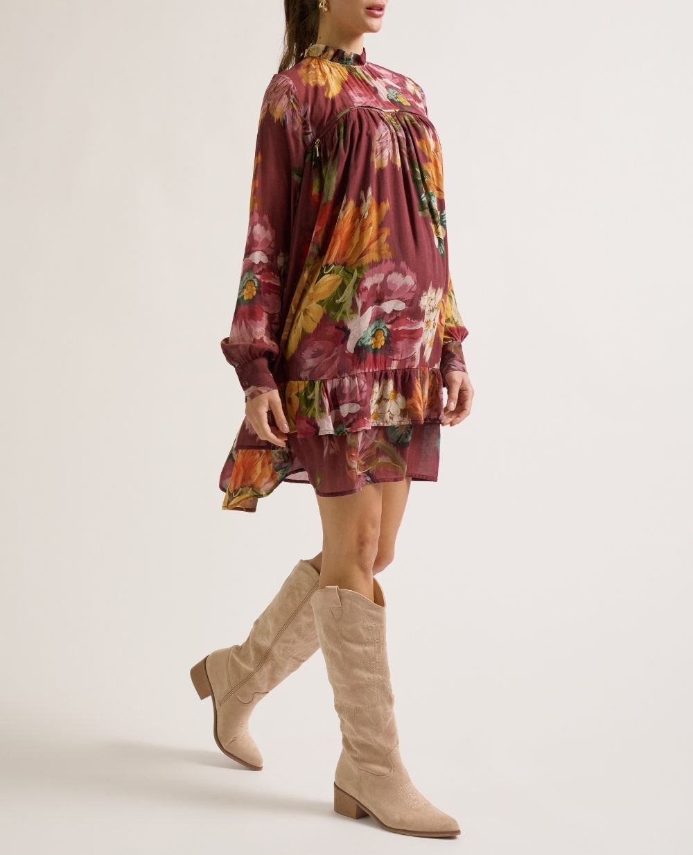 cache-c-ur-elisabeth-robe-de-grossesse-et-allaitement-multicolore image 4