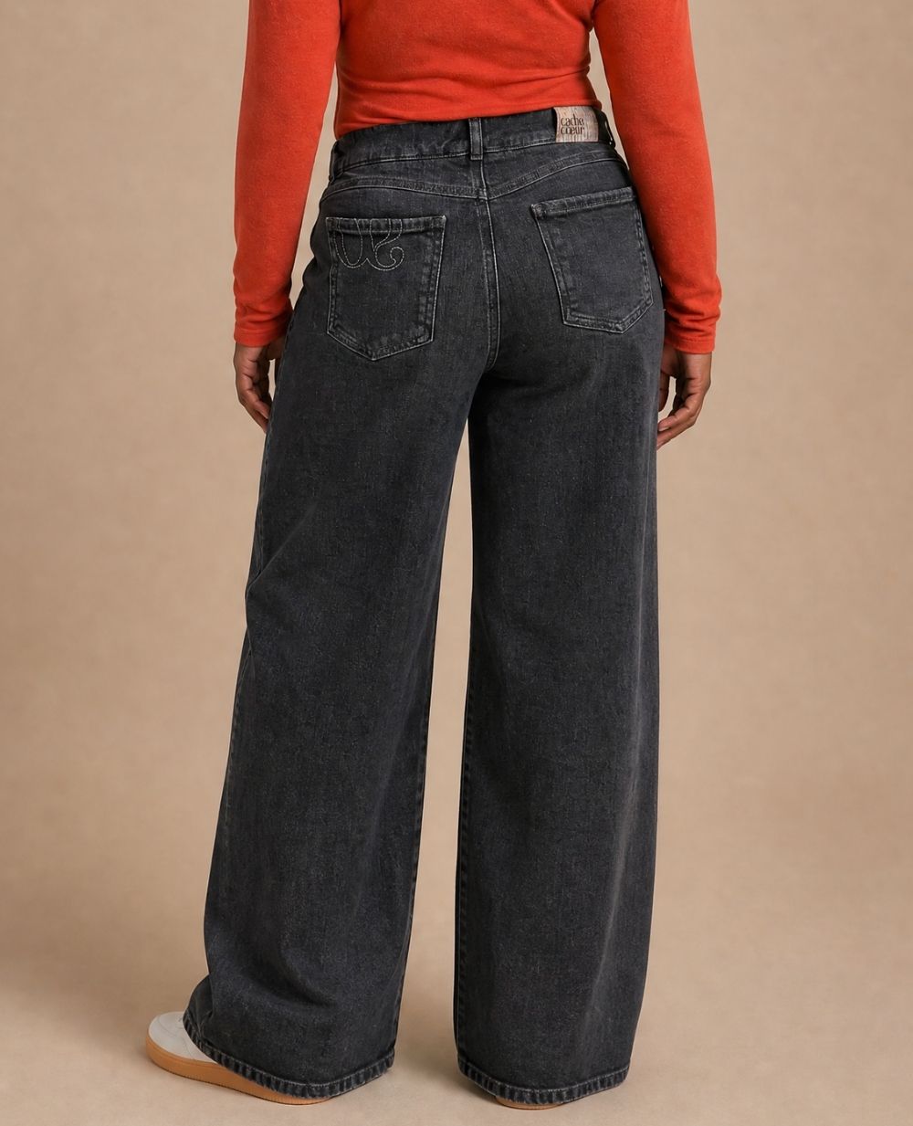 cache-c-ur-rodeo-jean-de-maternit-super-wide-leg-gris image 7