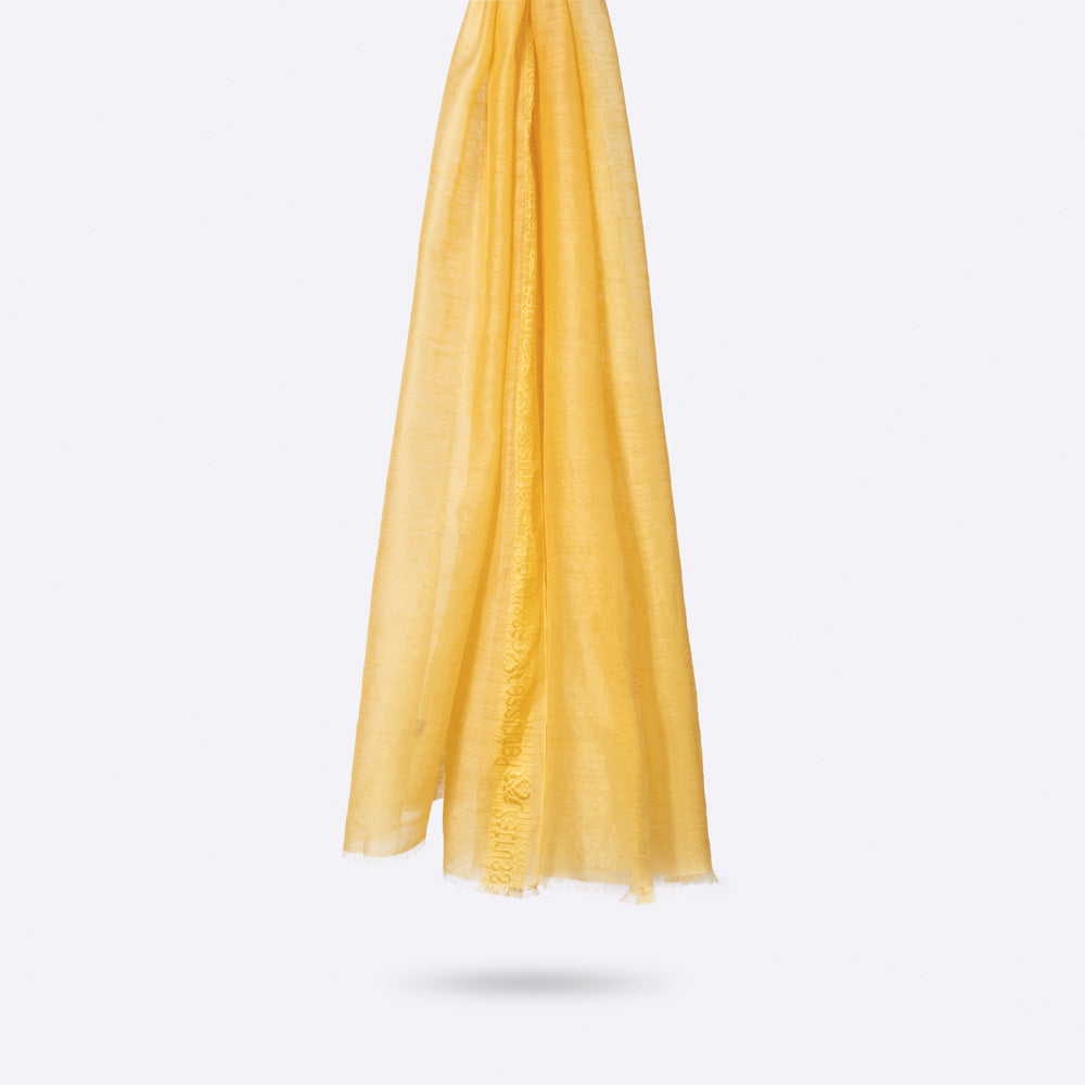 petrusse-l-gie-mimosa-tole-voile-laine-et-soie-jaune image 1