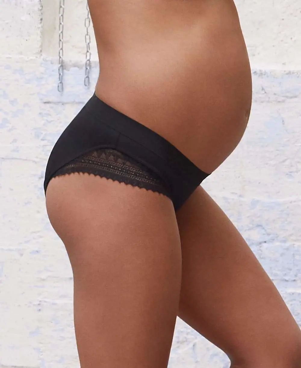 cache-c-ur-shorty-de-grossesse-serena-noir image 3