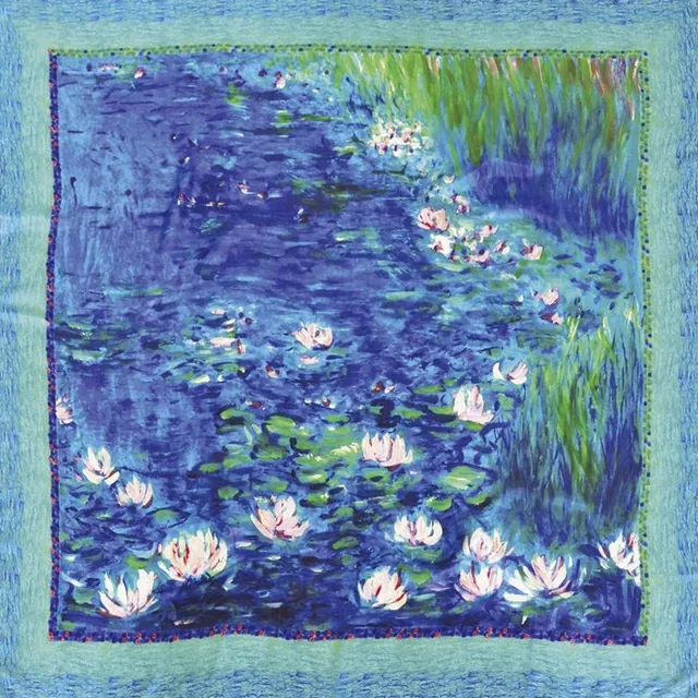 petrusse-carre-soie-105-nympheas-monet-orangerie image 1