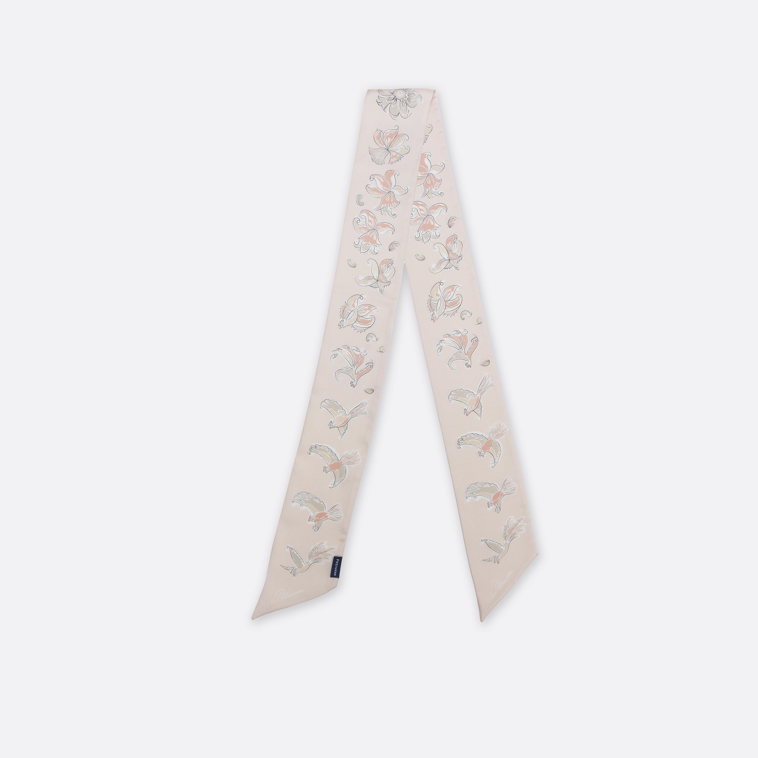 petrusse-diane-beige-long-ruban-twill-de-soie image 2