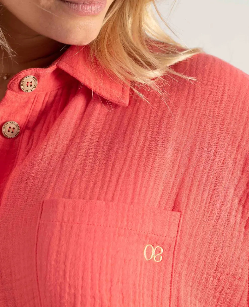 cache-c-ur-bertille-robe-chemise-de-grossesse-et-d-allaitement-corail image 4