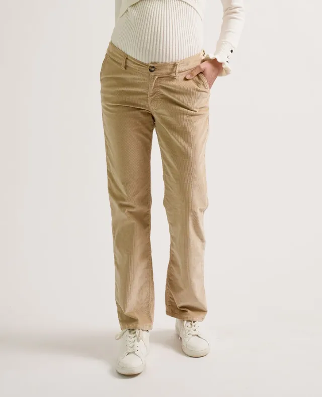 cache-c-ur-william-pantalon-droit-de-maternit-noisette image 1