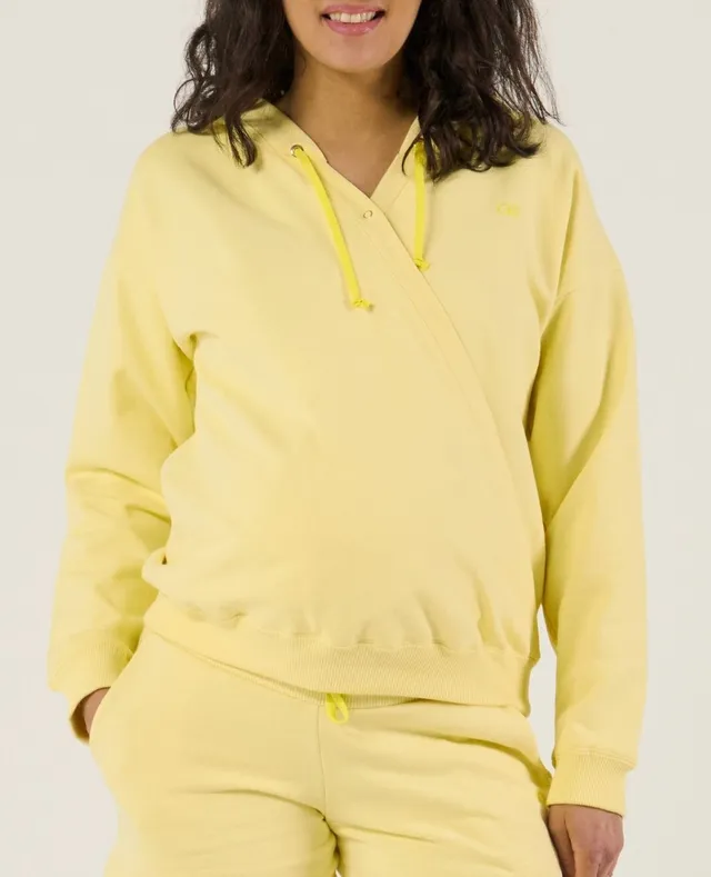 cache-c-ur-coconut-hoodie-de-grossesse-et-allaitement-vanille image 1