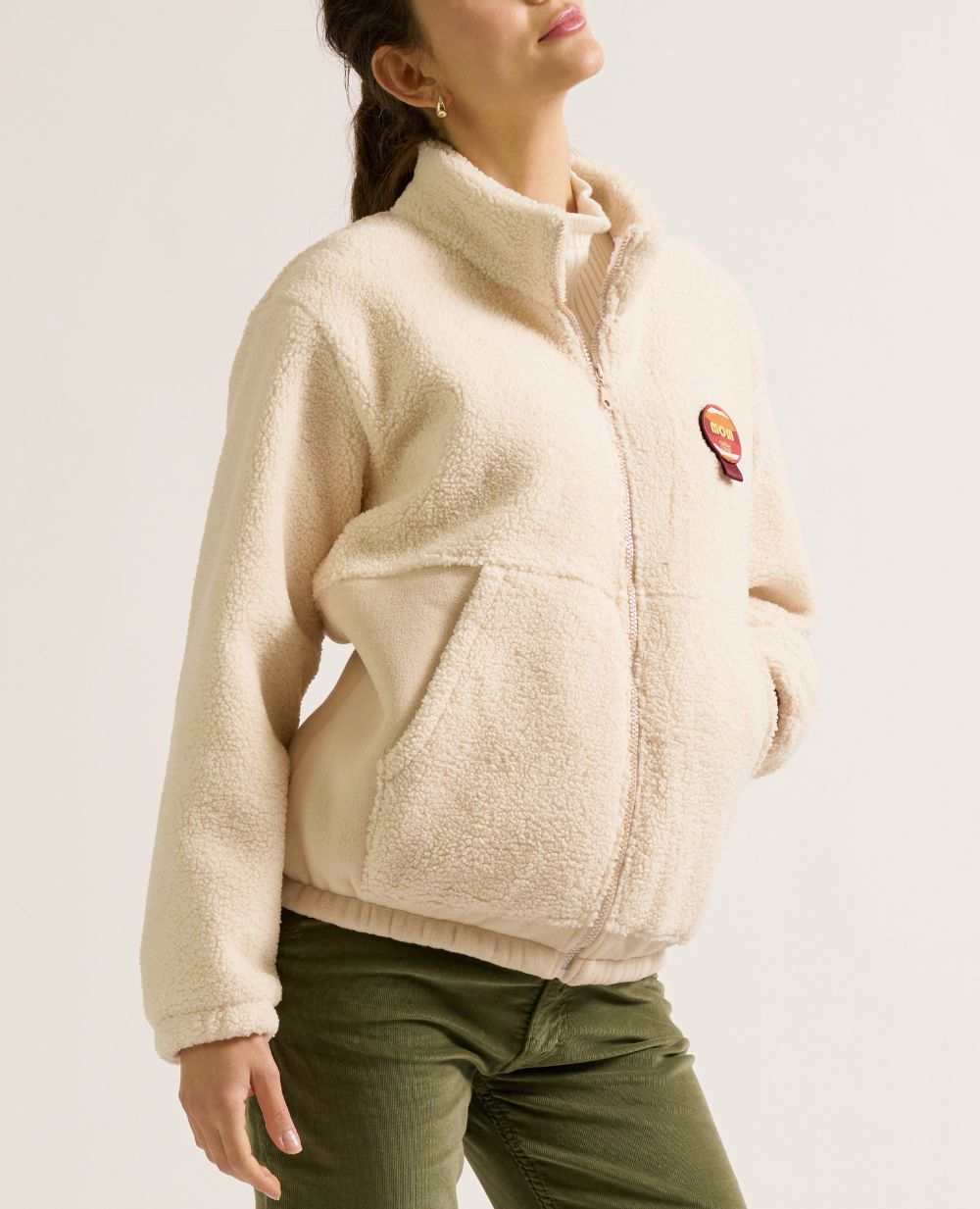 cache-c-ur-sasha-veste-polaire-de-grossesse-et-portage-mixte-beige image 6