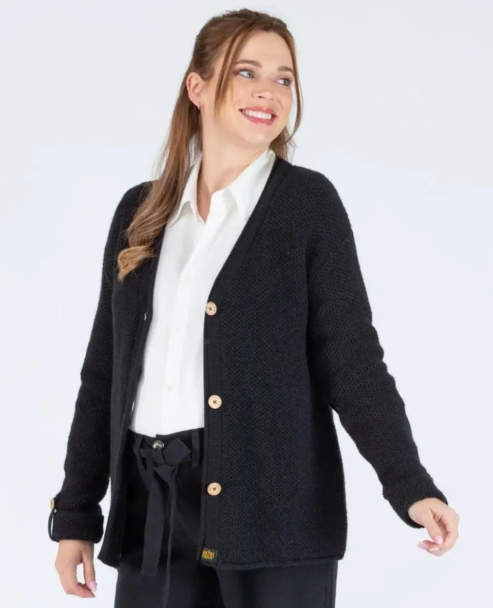 cache-c-ur-cardigan-de-grossesse-en-maille-abelha-noir image 1