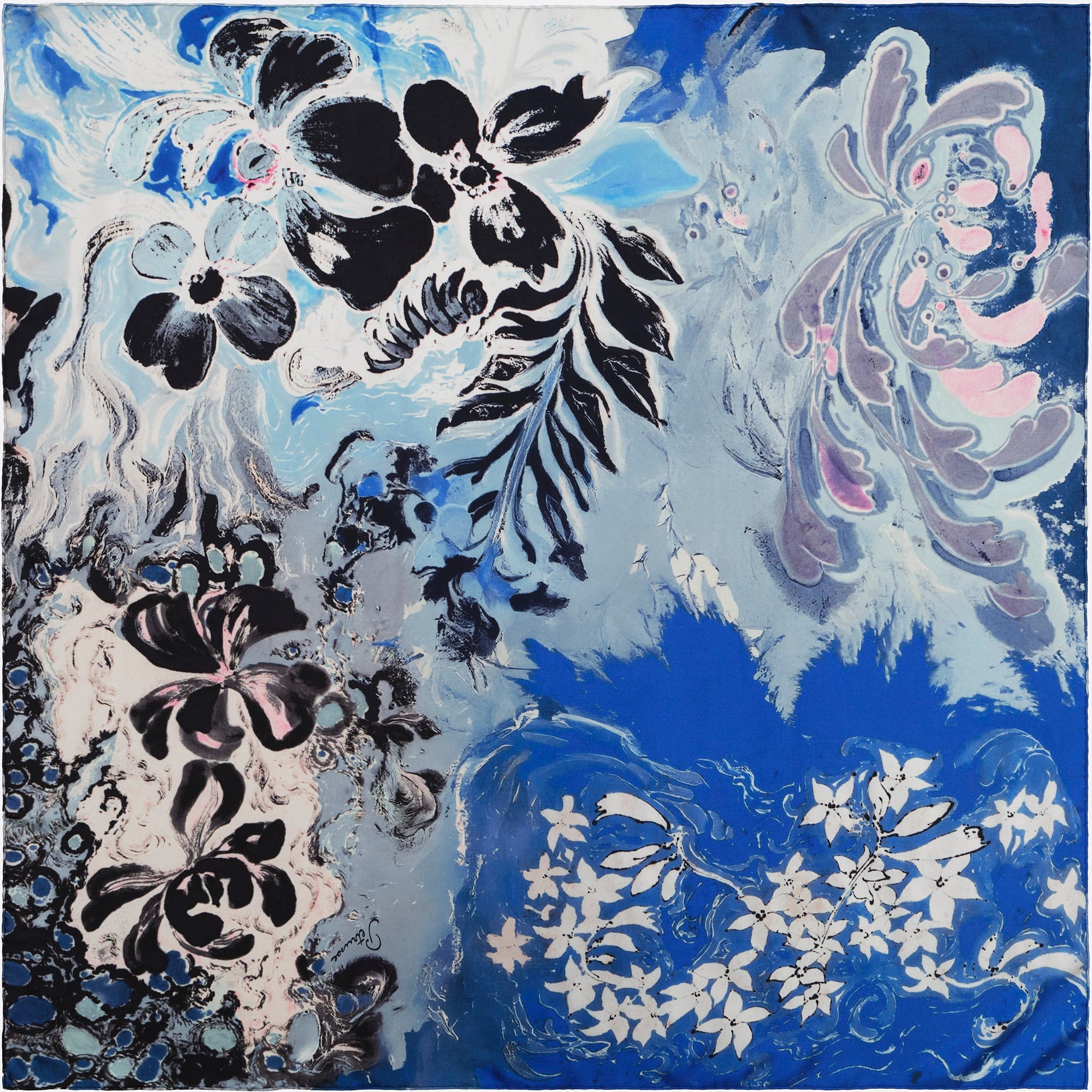 petrusse-carr-soie-90-abysse-bleu-denim image 2