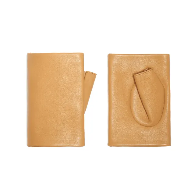 causse-ella-manchettes-courtes-cuir-d-agneau-femme-doubl-es-soie image 1
